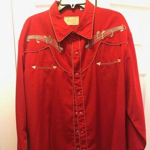 Scully Men's Embroidered Gunfighter Shirt